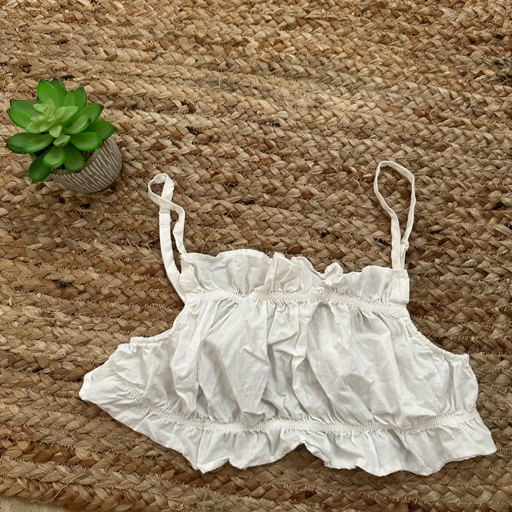BACKLESS RUFFLE TOP - Picture 2 of 6